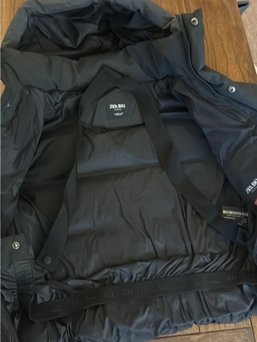 Zara Ski Kids  Hooded Puffer Jacket with Recco
